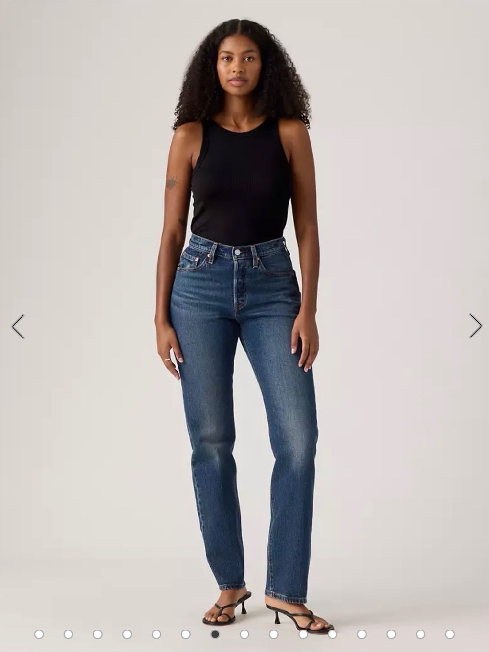 NWT Levi 501® Curve Women's Jeans | Dark Wash | Size 28